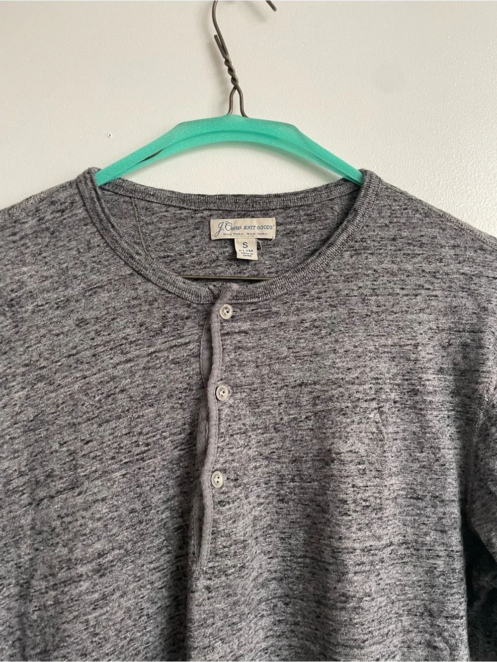 J. Crew Knit Goods Henley Long Sleeve Shirt